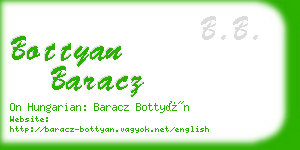 bottyan baracz business card